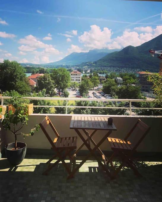 Le Panorama - Vue Lac Et Montagne Avec Parking アヌシー エクステリア 写真